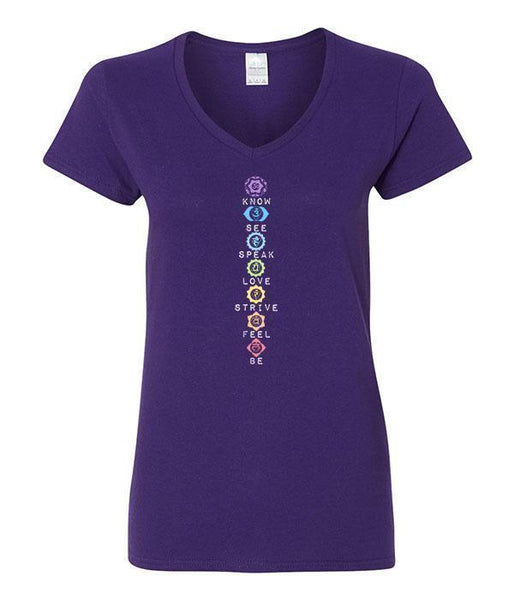 Vertical Chakras V-Neck – SoulfulWear