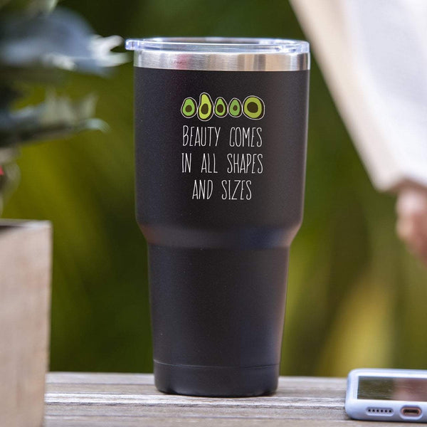 Avocado Tumbler 20 oz Travel Coffee Mug Avocado Print Skinny