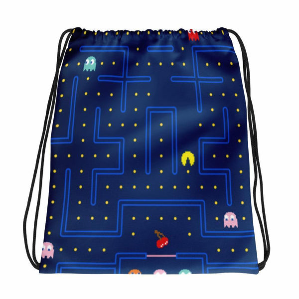 Pac Man Drawstring Bag