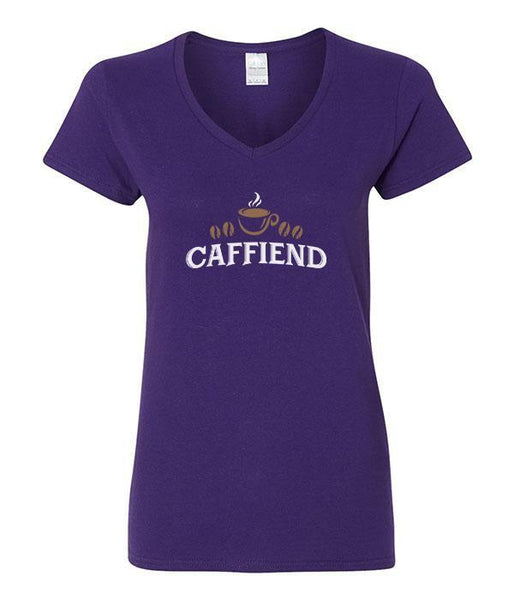 Caffiend - V-Neck