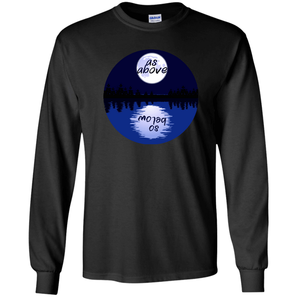 As Above So Below Moon Reflection