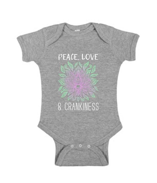 Peace, Love & Crankiness Onesie