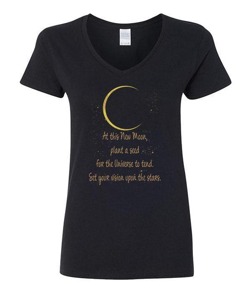 At This New Moon V-Neck