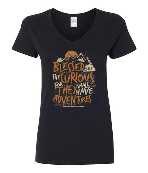 Blessed Are The Curious V-Neck