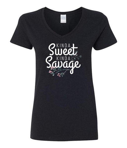 Kinda Sweet Kinda Savage - V-Neck
