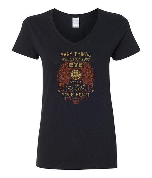 Many Things Will Catch Your Eye V-Neck