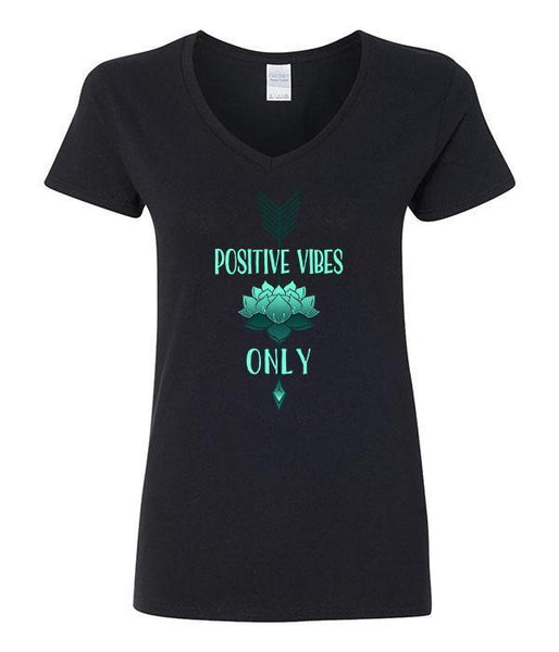 Positive Vibes Only V-Neck