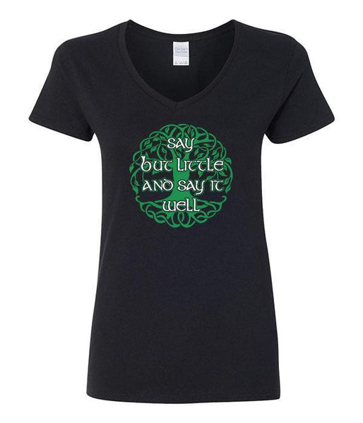 Say But Little And Say It Well V-Neck