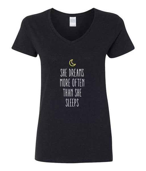 She Dreams More Often Than She Sleeps [2019] - V-Neck
