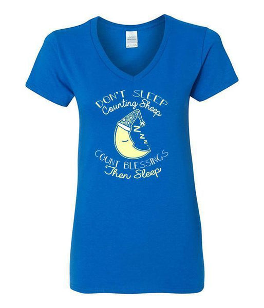 Don't Sleep Counting Sheep V-Neck