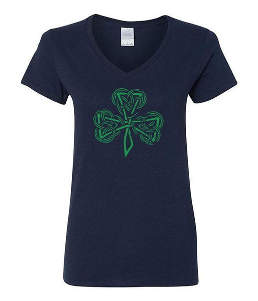Clover Design V-Neck
