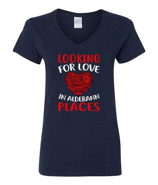 Looking For Love In Alderaan Places V-Neck