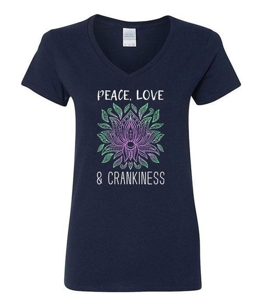 Peace, Love & Crankiness V-Neck