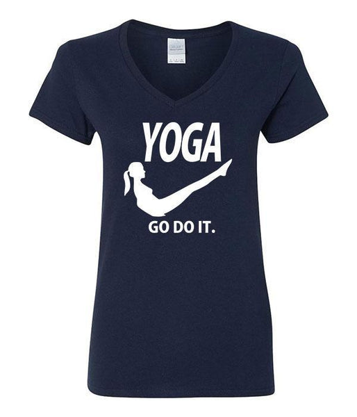 Yoga Made Me Do It V-Neck
