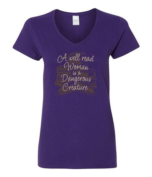 A Well Read Woman Is A Dangerous Creature V-Neck