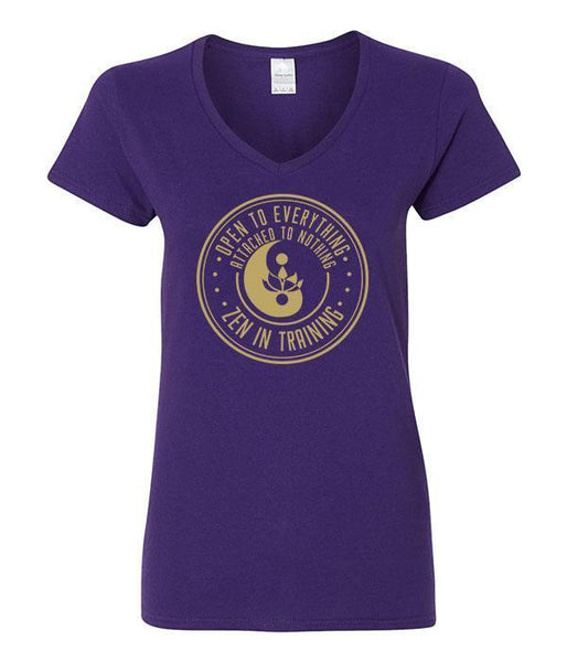 Open To Everything Attracted To Nothing Zen In Training V-Neck