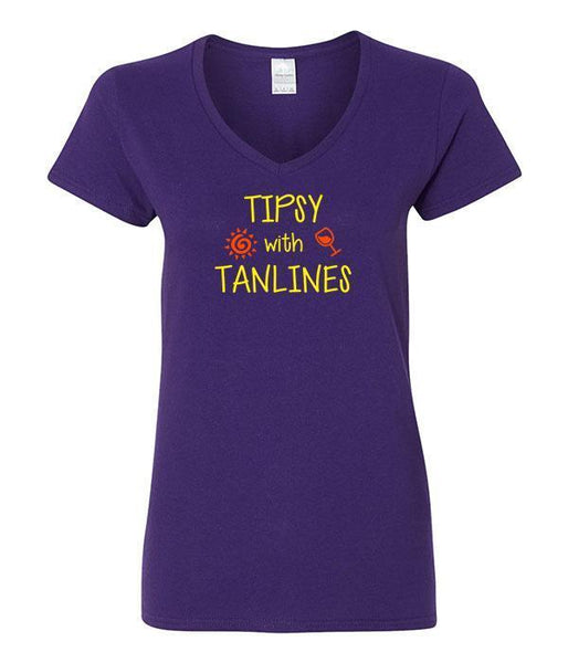 Tipsy With Tanlines (V-Neck)