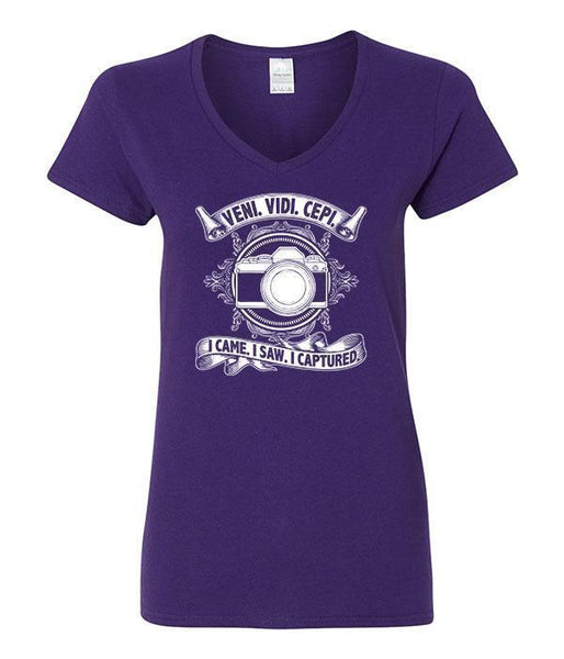 Veni Vidi Cepi I Came I Saw I Captured V-Neck