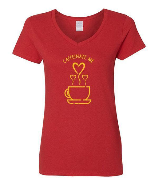 Caffeinate Me V-Neck
