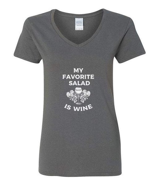 My Favorite Salad Is Wine - V-Neck