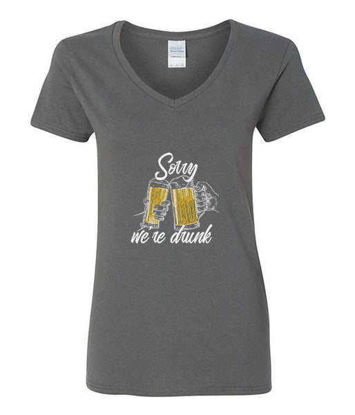 Sorry, We're Drunk - V-Neck