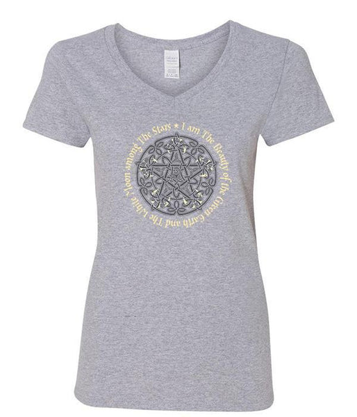 White Moon Among The Stars V-Neck