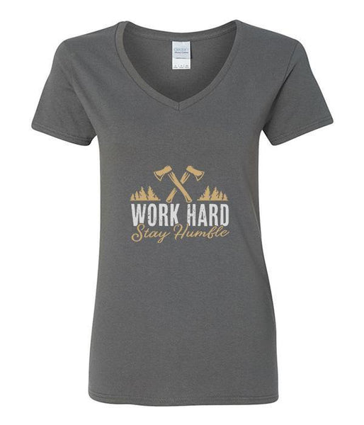 Work Hard Stay Humble - V-Neck