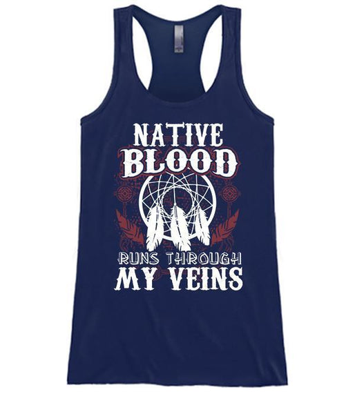 Native Blood Runs Through My Veins (Feathers)