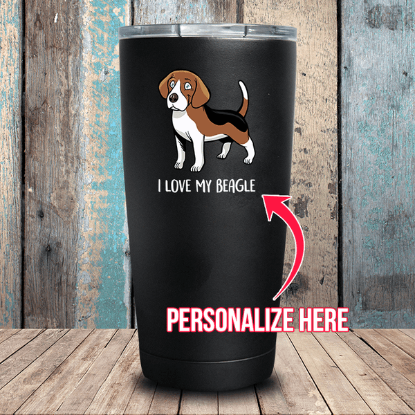 I Love My Beagle [Custom] Tumbler