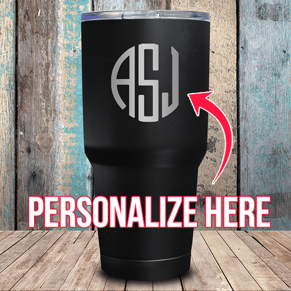 Custom Monogram Tumbler