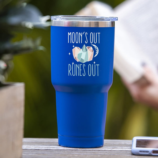 Moon's Out Runes Out - Tumbler