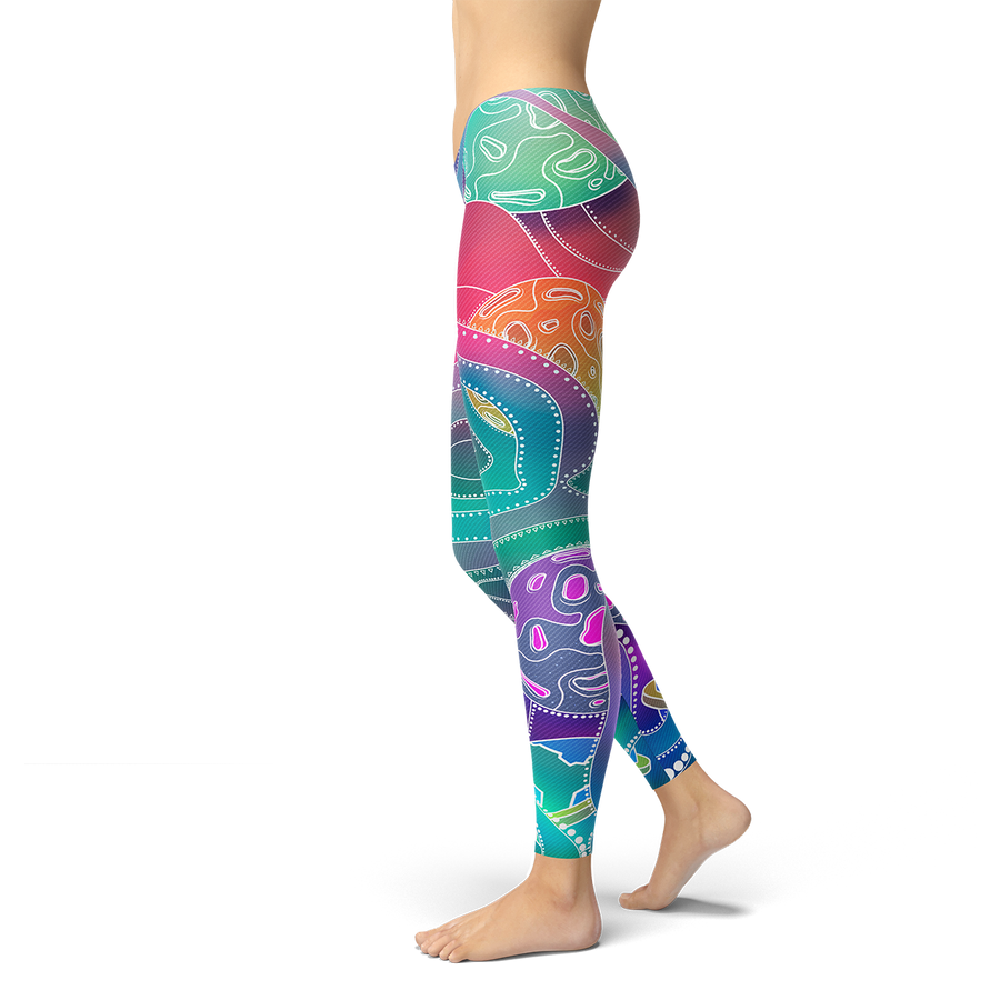 Pastel Space Leggings
