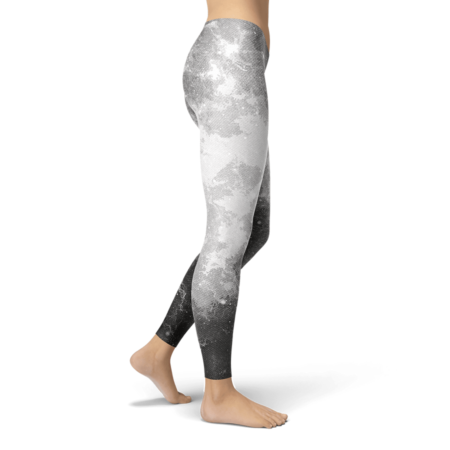 rester Skulptur Konkurrencedygtige White Galaxy Leggings – SoulfulWear